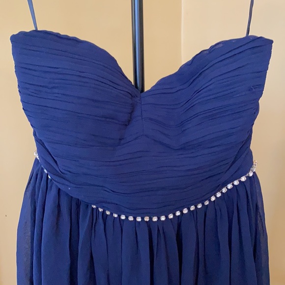 Blue Dress with Sequins - Picture 2 of 4